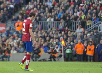 Knee sprain to keep Godín out for the next two weeks