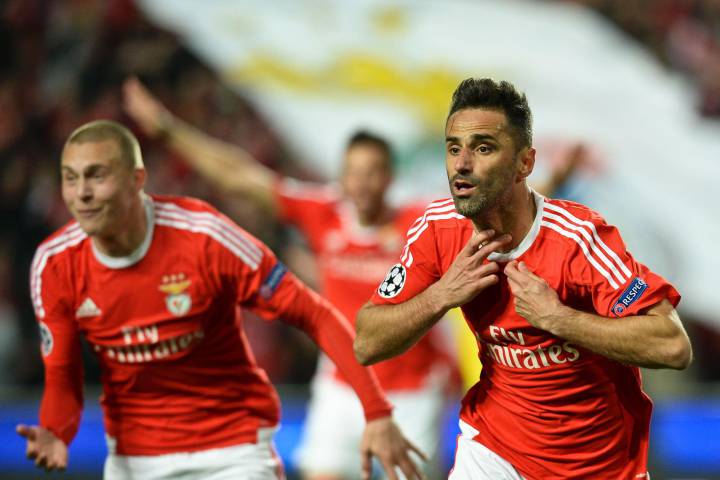 Champions League Jonas Snatches Stoppage Time Winner For Benfica