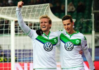 Schuerrle fires Wolfsburg into Champions League last eight