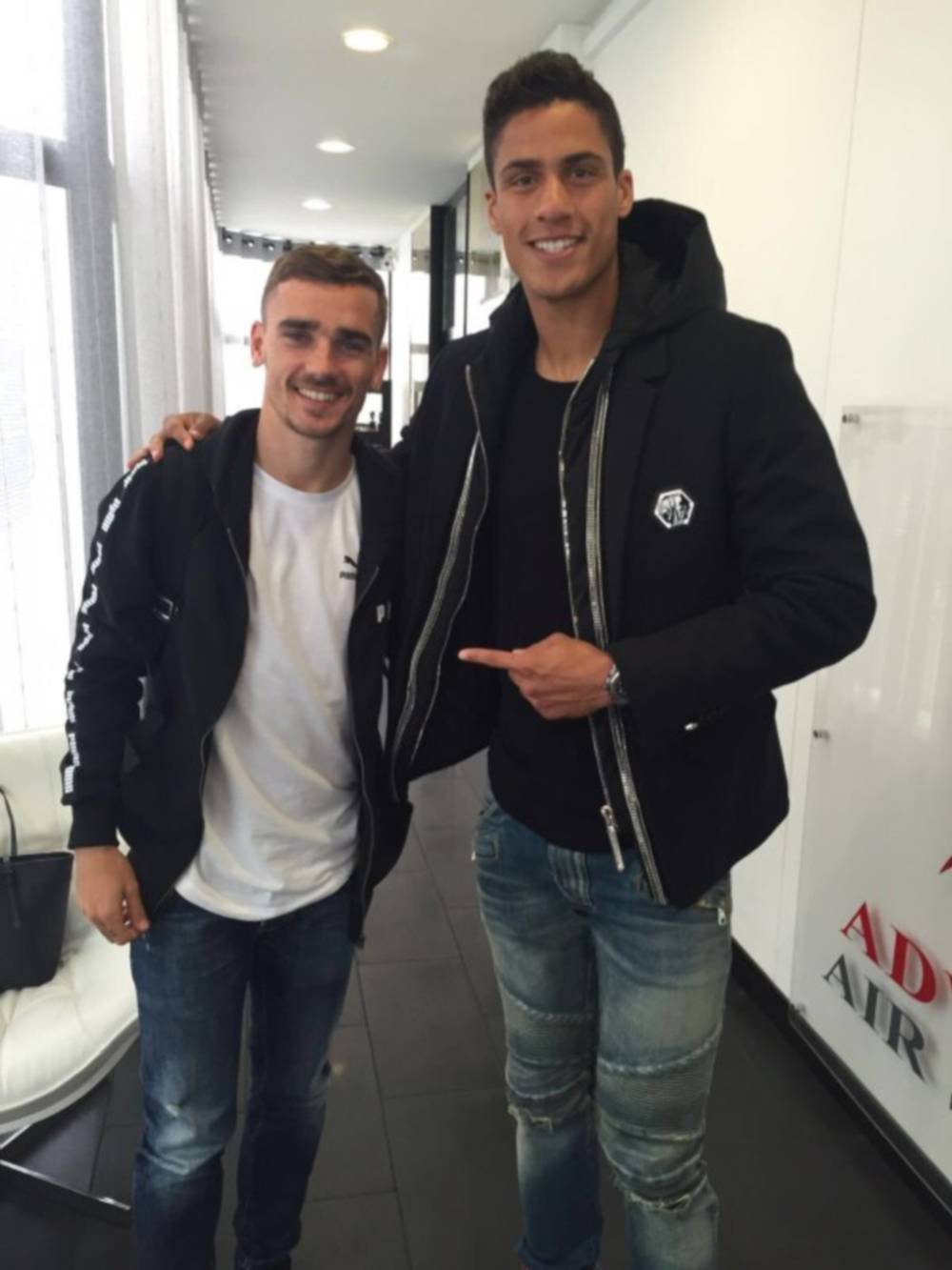 Atlético Madrid | Raphael Varane wishes Antoine Griezmann ...