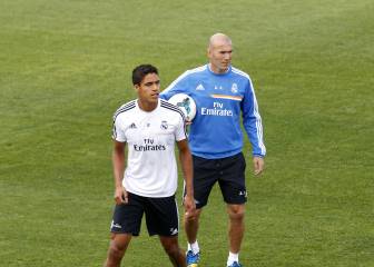 Benzema and Varane back in training