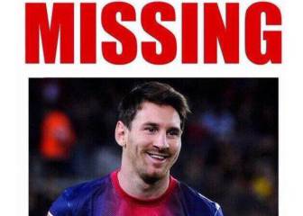 'Search party for Messi' and other marvellous memes
