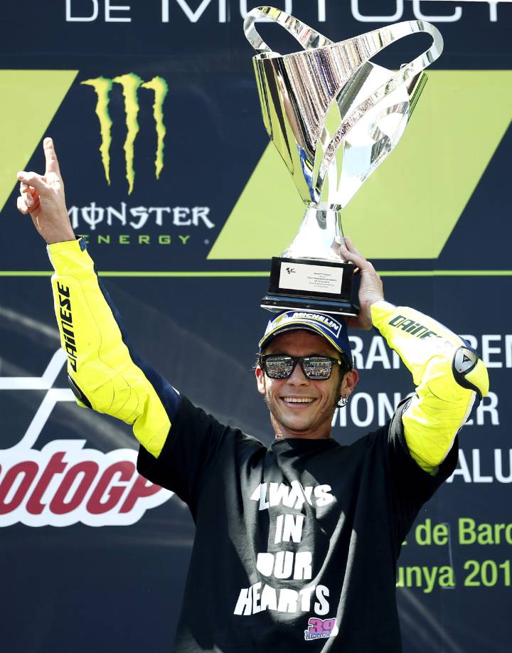 Rossi hails 'one of my best' at sombre Catalonia