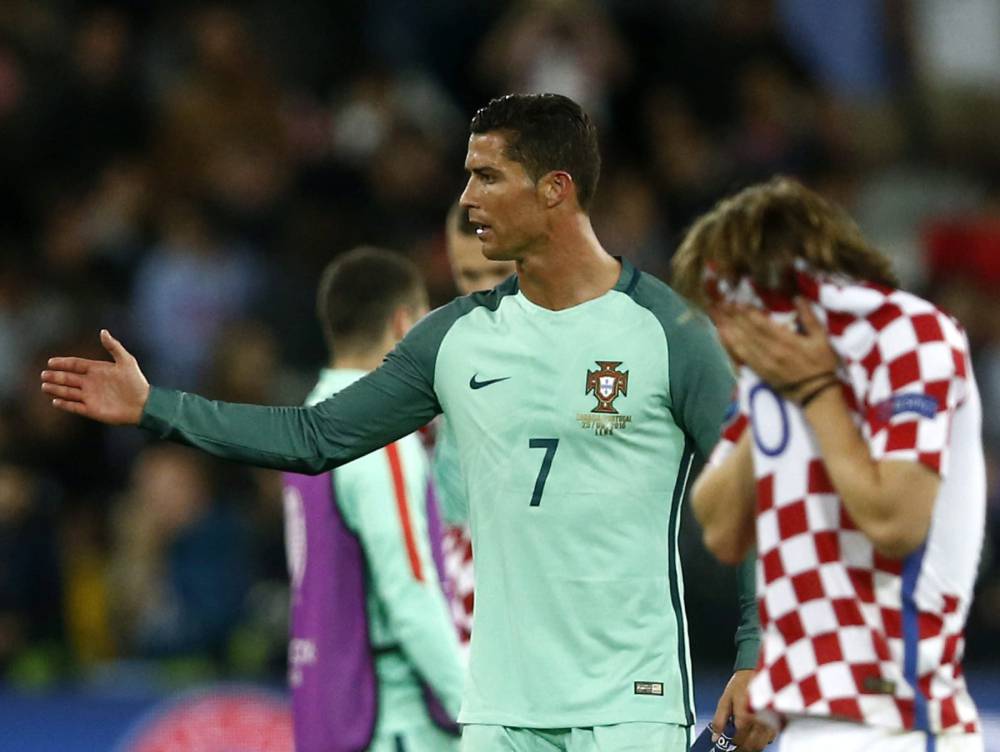 Euro 16 Portugal Cristiano Didn T Celebrate Win Over Croatia In Respect To Modric As Com