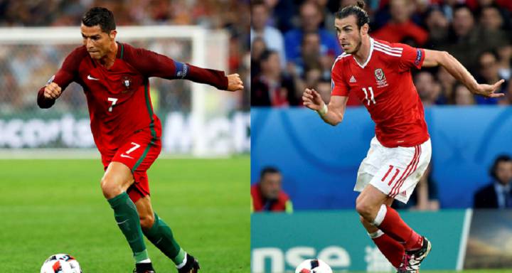 Portugal v Wales, Cristiano v Bale, semi final Euro 2016