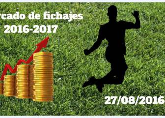 Summer transfer market live: Saturday 27/08/2016