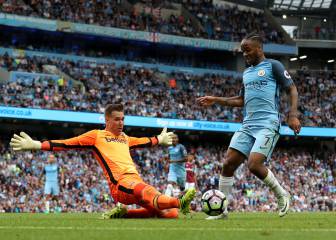 Sterling's double leads City past West Ham