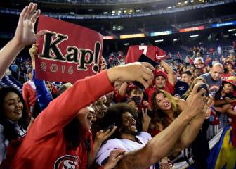 Colin Kaepernick continues anthem protest in San Diego