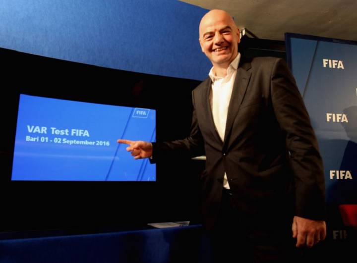 Infantino targets Fifa World Cup 2018 in Russia for video referees