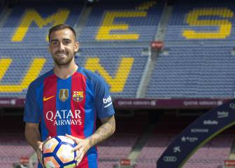 Paco Alcácer presented at Camp Nou: in images