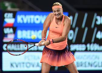 Kvitova brushes Brengle aside to set up Puig meeting