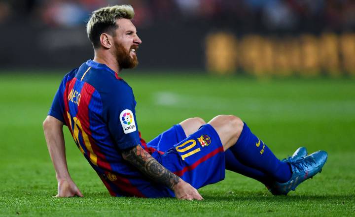 Messi out for three weeks