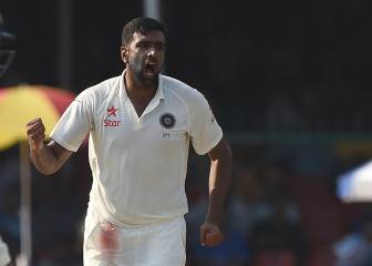 India's Ashwin second quickest in Test history to 200 wickets