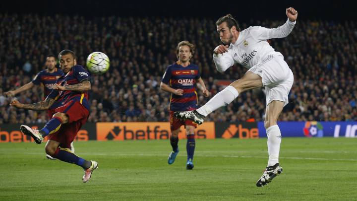 Gareth Bale against Barcelona