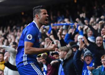 Costa sends Chelsea back on top with ninth straight win