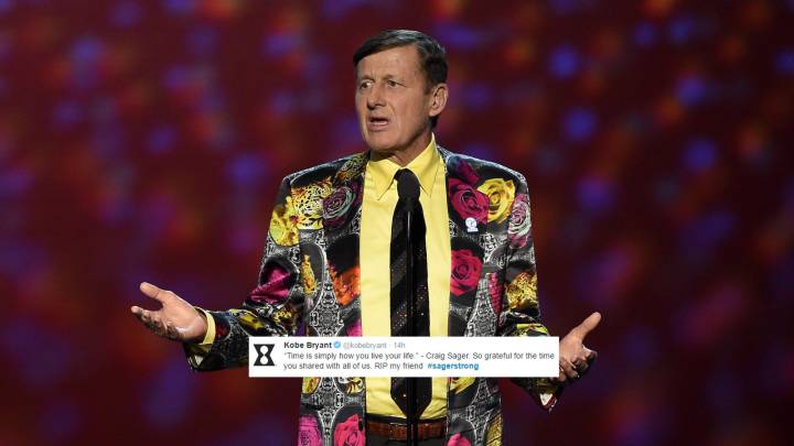 Honoree Craig Sager accepts the Jimmy V Award for Perserverance onstage during the 2016 ESPYS at Microsoft Theater