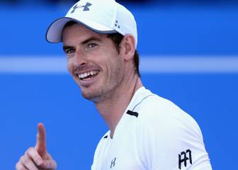 Sir Andy Murray celebrates landmark year with Raonic win