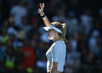 Bouchard happy to win ugly on long road back to the top