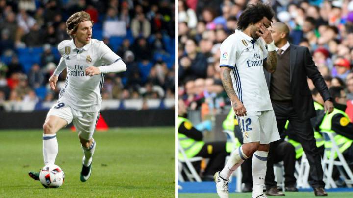 Real Madrid confirm Marcelo hamstring injury, but there is better news for Luka Modric