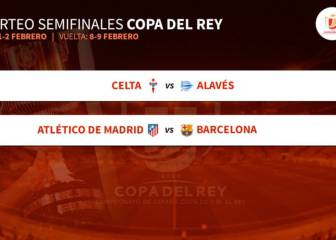 Copa del Rey semi-final draw: as it happened