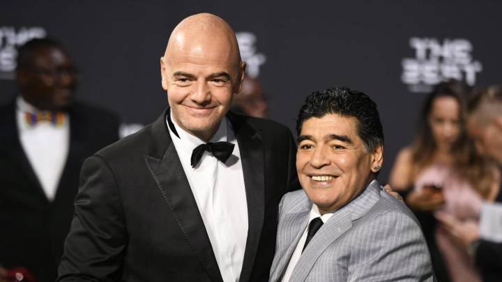 Maradona lands FIFA role, hails "clean and transparent" body
