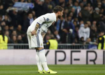 Sergio Ramos an injury worry after taking knock