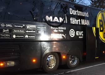 Dortmund team bus hit by explosions on way to stadium