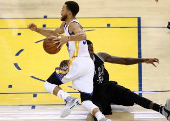 Warriors drub Spurs to edge closer to NBA Finals spot