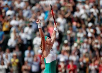 Muguruza down and out in Paris as Mladenovic marches on