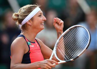 Bacsinszky 'proud' to be in second French Open semi-final