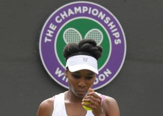 Emotional Venus breaks down after first round win