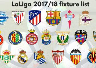 LaLiga Santander 2017/18 season fixture list