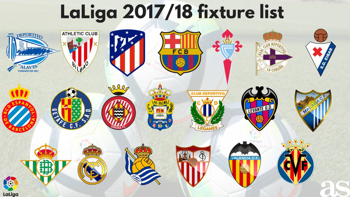 The full 2017/18 LaLiga Santander fixture list was revealed at the RFEF Las Rozas head-quarters this morning with Real Madrid away to Deportivo
