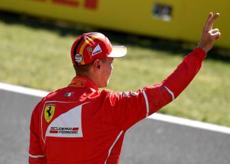 Sebastian Vettel on pole as Ferrari lock down front row