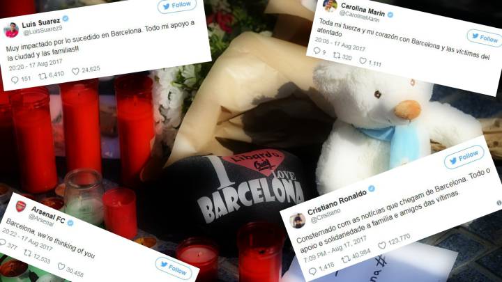 World of sport with the victims of Catalonia terror attacks