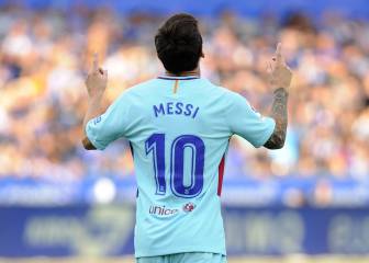 Messi double guides Barcelona past a resilient Alaves