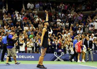 Sharapova downs second seed Halep on US Open return