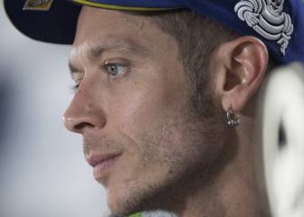 Valentino Rossi resting after surgery on broken leg