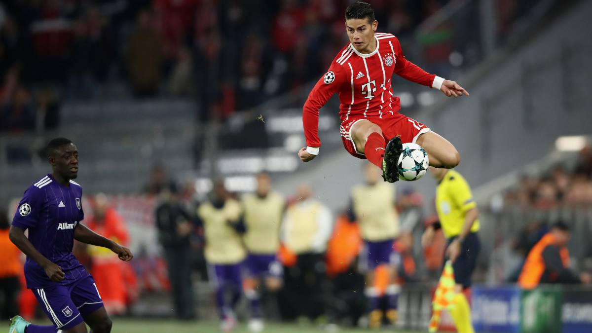 Resultado de imagen para james en el bayern