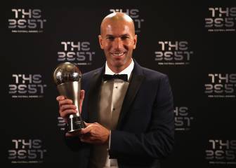 Zinedine Zidane named The Best FIFA Men's Coach 2017