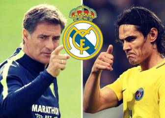 Cavani almost became Real Madrid's number nine