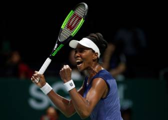 Venus ends Muguruza's tilt at the WTA Finals title