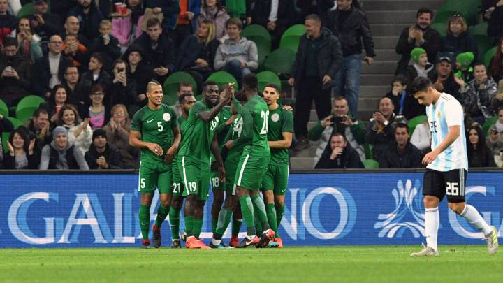Argentina 2 4 Nigeria World Cup 2018 Friendly Match Match Report Goals Action As Com