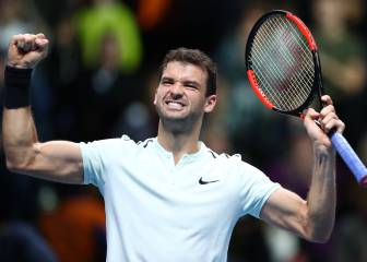 Dimitrov turns on the style to reach last four at ATP Finals