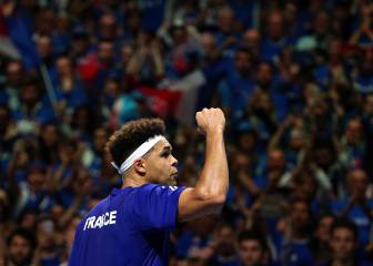 Davis Cup final level at 1-1 after first day's play in Lille