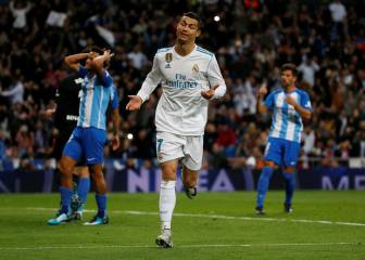 Ronaldo's second bite of the cherry sees Real pip Málaga