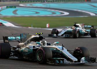Bottas holds off Hamilton in Abu Dhabi GP