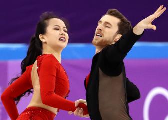 Figure skater Yura Min suffers wardrobe malfunction