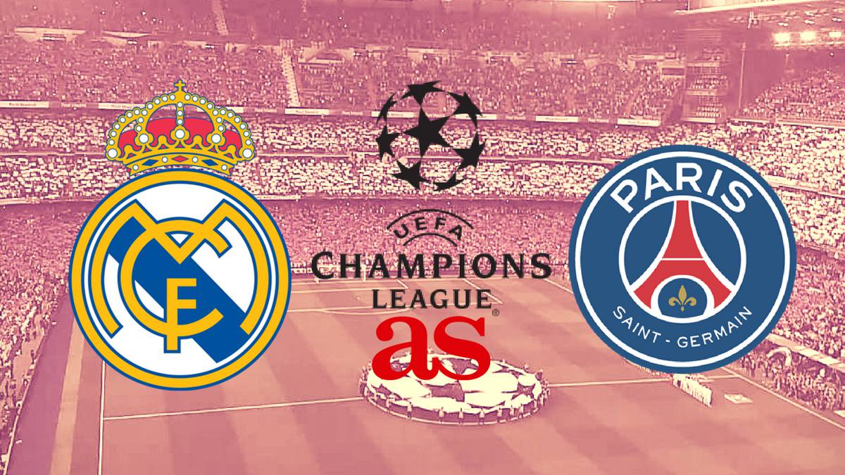 Real Madrid vs PSG live stream online Champions League