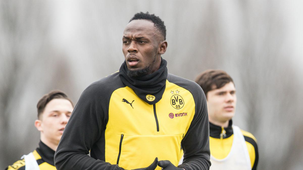 usain bolt borussia dortmund